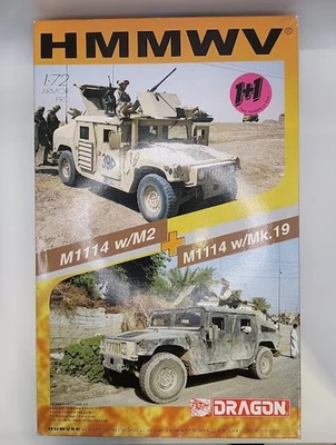 DRAGON 型号 1: 72 比例军用两包模型套件 M1114 带 M2 & M1114 带 MK.19 — 第 1/4 张图片