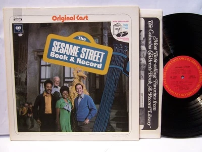 SESAME STREET Book & Record  1970 Columbia w/Illustrated Book & Poster  NM! Foto 1 de 4