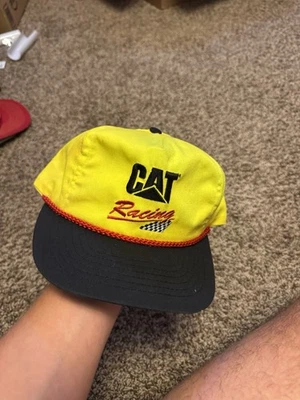 Gorra de béisbol CAT Racing Caterpillar 96 David verde gorra SnapBack vintage Foto 1 de 4