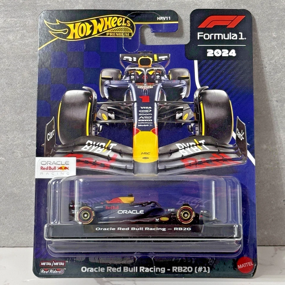 Hot Wheels Oracle Red Bull Racing RB20 #1 Max Verstappen F1 Formula One Premium Foto 1 de 1