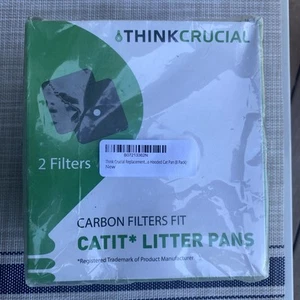 8pk Replacement Carbon Filters Fits Catit Litter Pan, - Picture 1 of 5