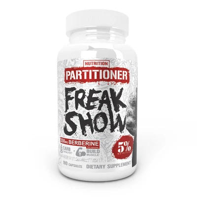 RICH PIANA 5% NUTRICIÓN FREAK SHOW Nutrición Particionador 180 Cápsulas Foto 1 de 2