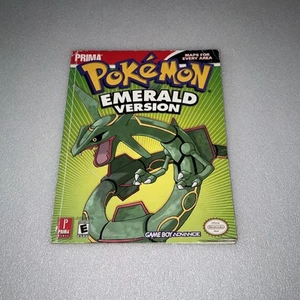 Nintendo POKEMON EMERALD PRIMA Official Game Guide Gameboy gc used rare - Picture 1 of 24