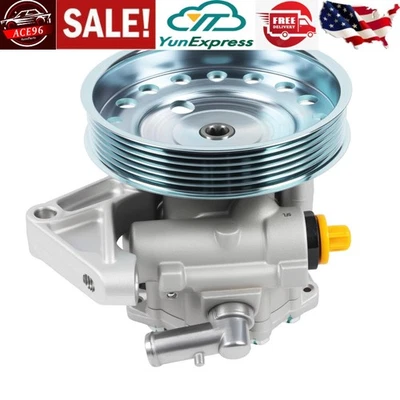 Power Steering Pump W/ Pulley For Volvo XC90 2007 2008 2009 2010-2014 L6 3.2L US Foto 1 de 4