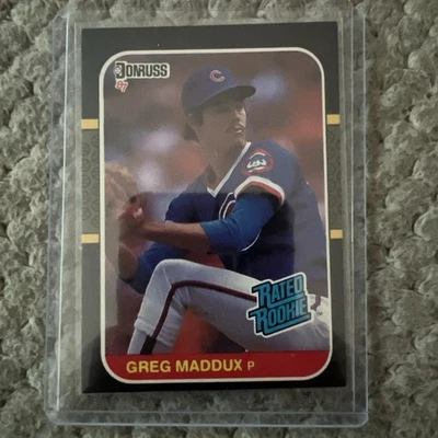 Donruss Rated Rookie Greg Maddux 1987 #36 (RC) Foto 1 de 2