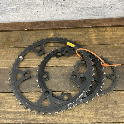 Vintage Shimano SG Chainring Set 46/36/24T 110/74 BCD Triple 90s MTB Deore - Image 1 of 4