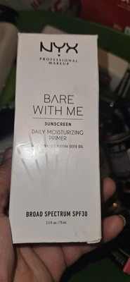 NYX Bare With Me Daily Moisturizing Primer 2.5 fl oz SPF 30 Sunscreen - Image 1 of 3