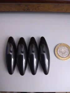 four large naturally magnetic haematite bullet shaped stones ,semi-precious, - Picture 1 of 9