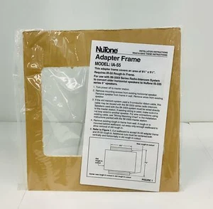 Nutone Model IA-55 Radio-Intercom Speaker Converter Adapter Frame- Light Brown - Picture 1 of 3