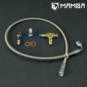 Kit de línea de alimentación de aceite MAMBA Turbo para Nissan 240SX S14 KA24DE con Garrett TB25 TB28 - Imagen 1 de 3