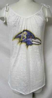 Touch by Alyssa Milano Baltimore Ravens Womens Size XL Sheer Tank Top C1 5936 - Image 1 of 3