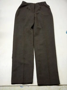 Worthington Pants Womens Size 10 Modern Fit Brown Front Zip Pocket Trousers - Picture 1 of 4