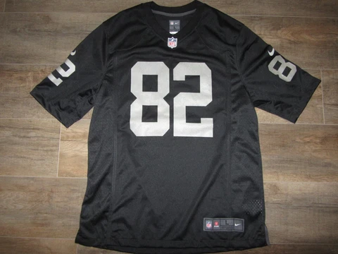 Las Vegas Raiders Jason Witten Nike NFL Football Jersey #82 Team Black L Vintage Cover