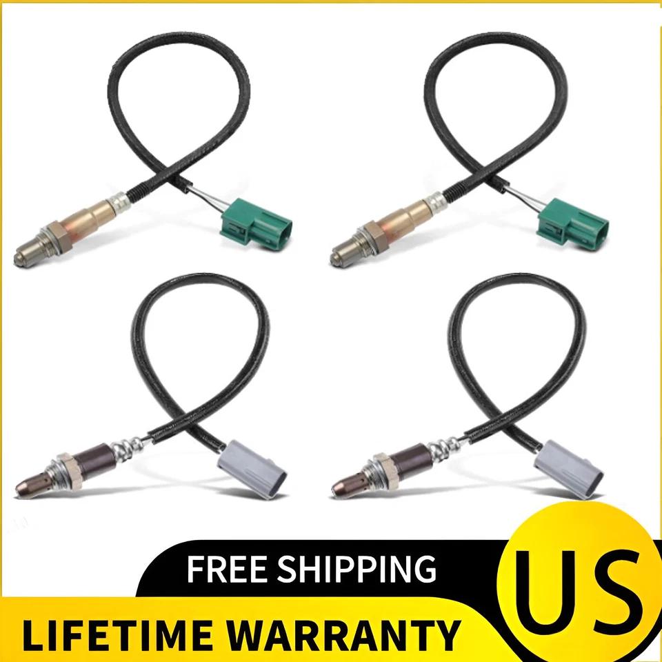 Sensor de oxígeno arriba+abajo 4 piezas para Nissan Titan 2007-2012 07-2010 Infiniti QX56 5,6 L Foto 1 de 4