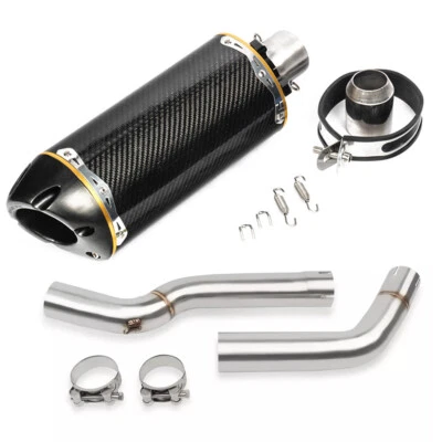 For Honda CBR600RR F5 2005-2024 Exhaust System Muffler Tips Tail Link Pipe Black - Изображение 1 из 4