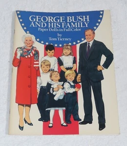 Paper Dolls in Full Colour - George Bush and His Family - Picture 1 of 4