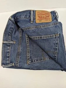 Men's Levis 550 Blue Jeans, 40x32 Red Tab - Picture 1 of 7