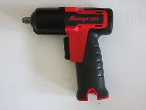 Snap-on Tools CT761A 14.4v 3/8" Drill Cordless Impact Wrench Nice Fire Red - Picture 1 of 17