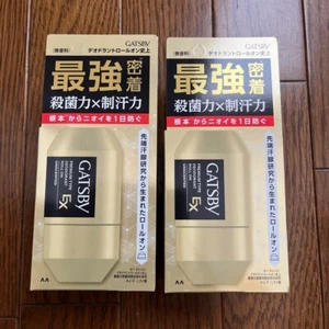 【2P SET】 GATSBY DEODORANT ROLL ON premium EX 60ml x2 underarm sterilization JPN - Picture 1 of 5
