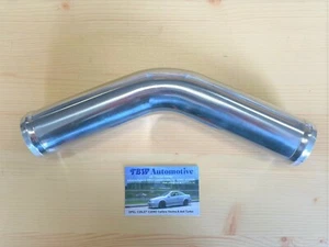 45° Alubogen 50 mm Alurohr *NEU* 30cm Aluminium Rohr 2" Bogen 45Grad Ladeluft - Bild 1 von 4