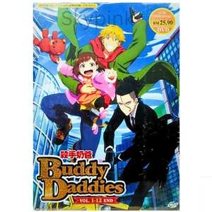 Buddy Daddies Complete TV Series (1-12 End) Japanese Anime DVD English Dub - Foto 1 di 7