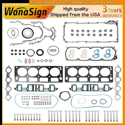 Head Gasket Set FOR 2007-2011 Chevy Express 2500 GMC Sierra Yukon XL 6.0L 6.2L - Image 1 of 4