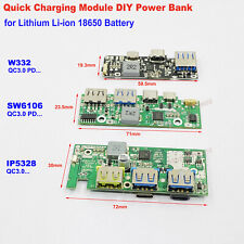 QC3.0 Type-c USB Lithium Li-ion 18650 Battery Fast Charger Module DIY Power Bank