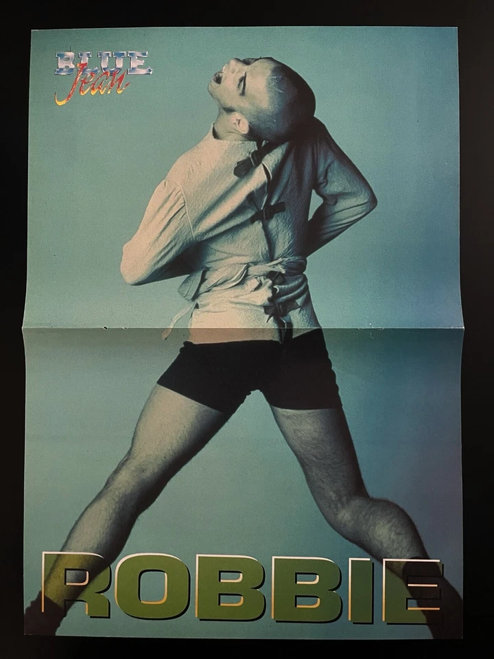 ROBBIE WILLIAMS TAKE THAT Turkish Blue Jean magazine centerfold poster - Image 1 of 1