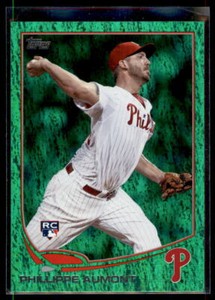 2013 Topps Emerald Foil Phillippe Aumont RC #646 Philadelphia Phillies