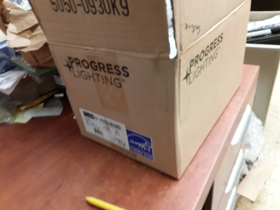 Colgante de lente Fresnel Progress Lighting P5050-0930K9 níquel cepillado Foto 1 de 3