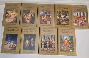 Sri Caitanya 9 Vol Caritamrta Book Set In Bengali Text & English Equivalents - Picture 1 of 15