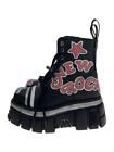 Women 6.5US New Rock Thick-Soled Lace-Up Boots/37/Blk 29