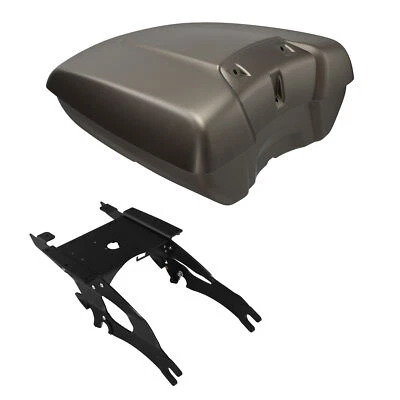 Low Profile Trunk & Mount Rack Fit For Indian Roadmaster 17-24 Bronze Smoke - Image 1 of 4