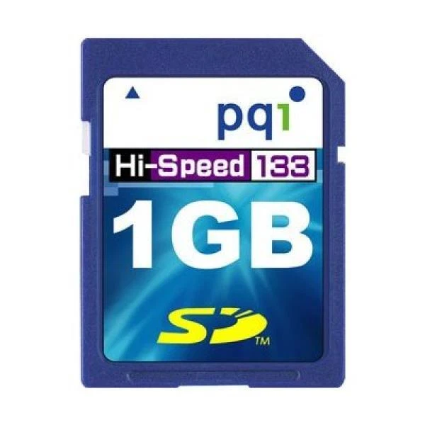 PQI 1GB Hi-Speed 133X Secure Digital SD Memory Card (PQISD1GB-133X) - Image 1 of 1