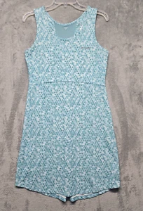 Columbia PFG Dress Womens Sz Medium Blue Geometric Print Sleeveless Lightweight - Picture 1 of 14