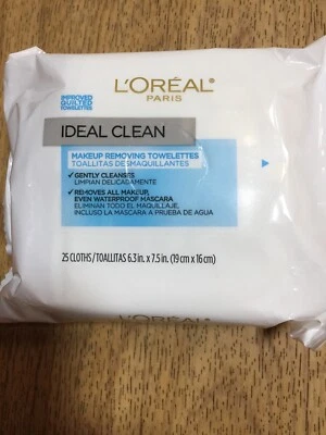 Toallitas desmaquillantes L'Oreal Paris Ideal Clean, 25 ct Foto 1 de 2