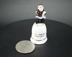 Fingerhut "Nikolaus - um 1905" weiß Porzellan Figur Weihnachtsmann Weihnachten  - Bild 1 von 7