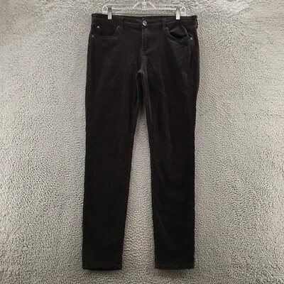KUT From The Kloth Diana Skinny Corduroy Pants Womens 14 (actual 36x32) Black - Image 1 of 4