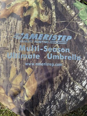 Ameristep Ultimate Umbrella Multi Season Mossy Oak Breakup Canopy Blind #grc - Image 1 of 4