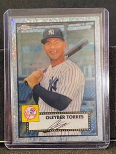 Gleyber Torres 2021 Topps Chrome Platinum - Platinum 70th - #68/70 Yankees  #184 - Foto 1 di 2