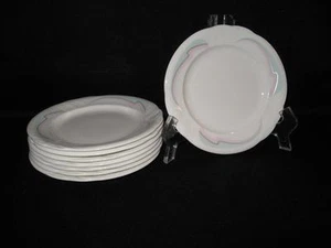 ROYAL ALBERT BONE CHINA HORIZONS AURORA BREAD & BUTTER PLATES - EIGHT - Picture 1 of 2