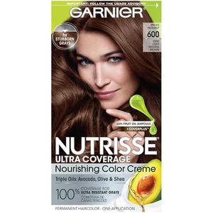Nutrisse Ultra Coverage Hair Color, 600 Deep Light Natural Brown (Spiced Haze... - Picture 1 of 12