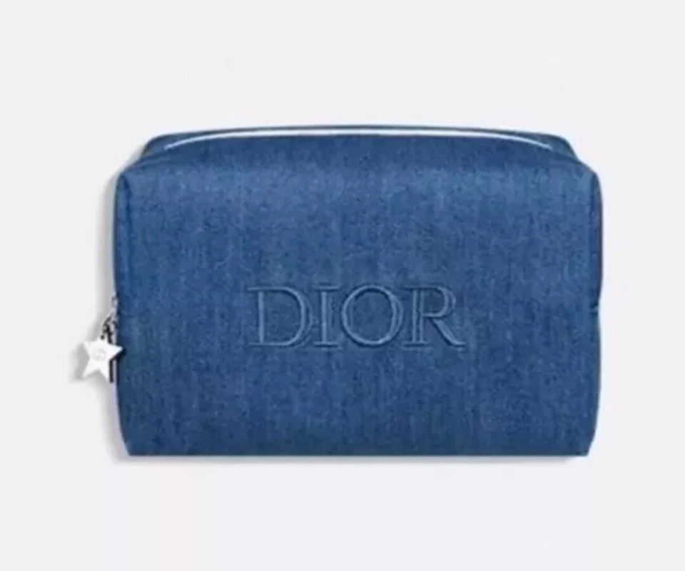 Dior Limited Edition Novelty Denim Pouch With Box - Изображение 1 из 1