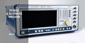 ROHDE & SCHWARZ SMIQ06B VECTOR SIGNAL GENERATOR 300 kHz – 6.4 GHz (REF.: 023N) - Picture 1 of 14