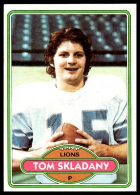 1980 Topps #463 Tom Skladany Detroit Lions - Image 1 of 2