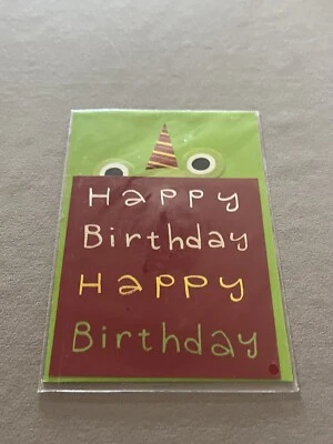 “Birthday” Gift Card Holder Greeting Card, 5” X 7”, Blank Inside, New In Package - Image 1 of 3