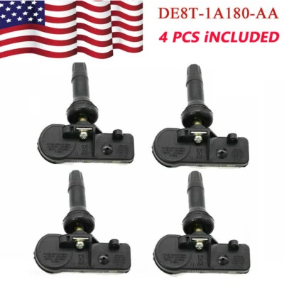 4X Sensor de presión de neumáticos genuino para Ford Motorcraft TPMS OEM DE8T-1A180-AA IP67 Foto 1 de 4