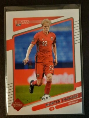 2021-22 Donruss Soccer MORTEN THORSBY Base Card #105 Norway - Image 1 of 2