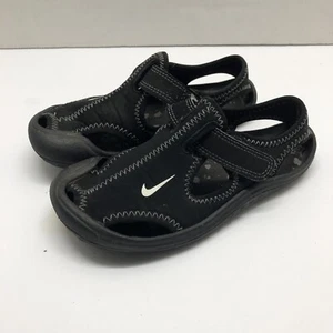 Nike Sunray Protect Kids Boys/Girls Sandals Black - Picture 1 of 7