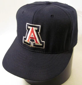 Arizona Wildcats Hat Youth Size 7 1/4 Fitted Vtg Wool Pro Line Cap Co Texas USA - Picture 1 of 9
